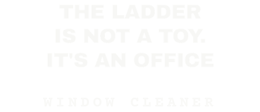 The ladder is not a toy. It's an office