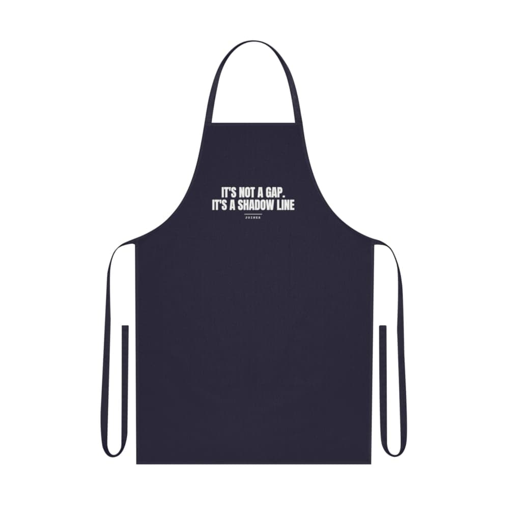 It's not a gap. It's a shadow line — On an apron