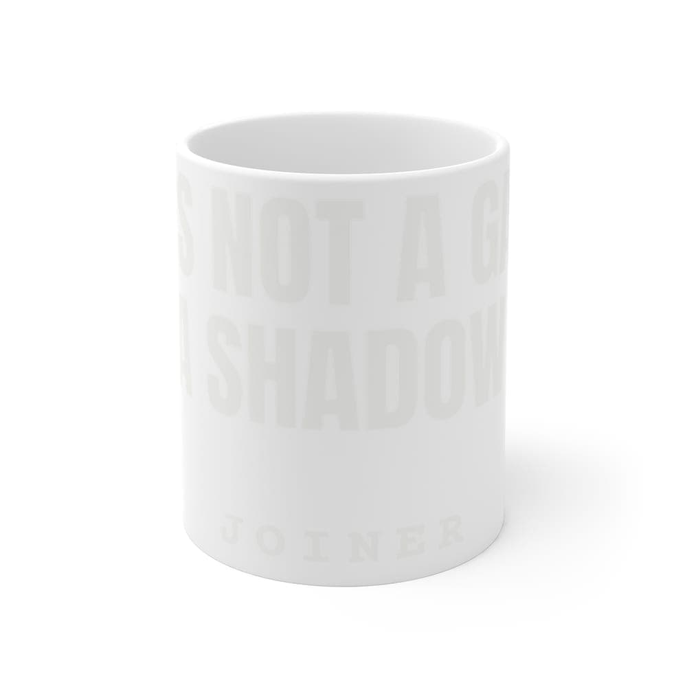 It's not a gap. It's a shadow line — On a mug