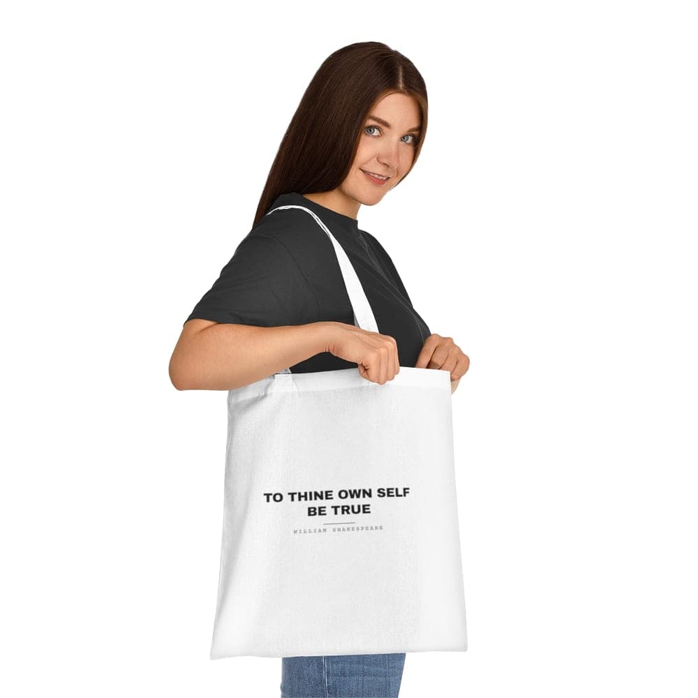 To thine own self be true — On a tote