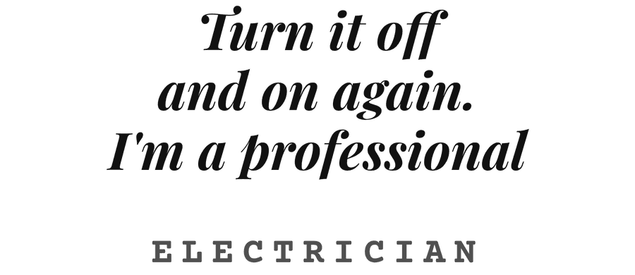 Turn it off and on again. I'm a professional