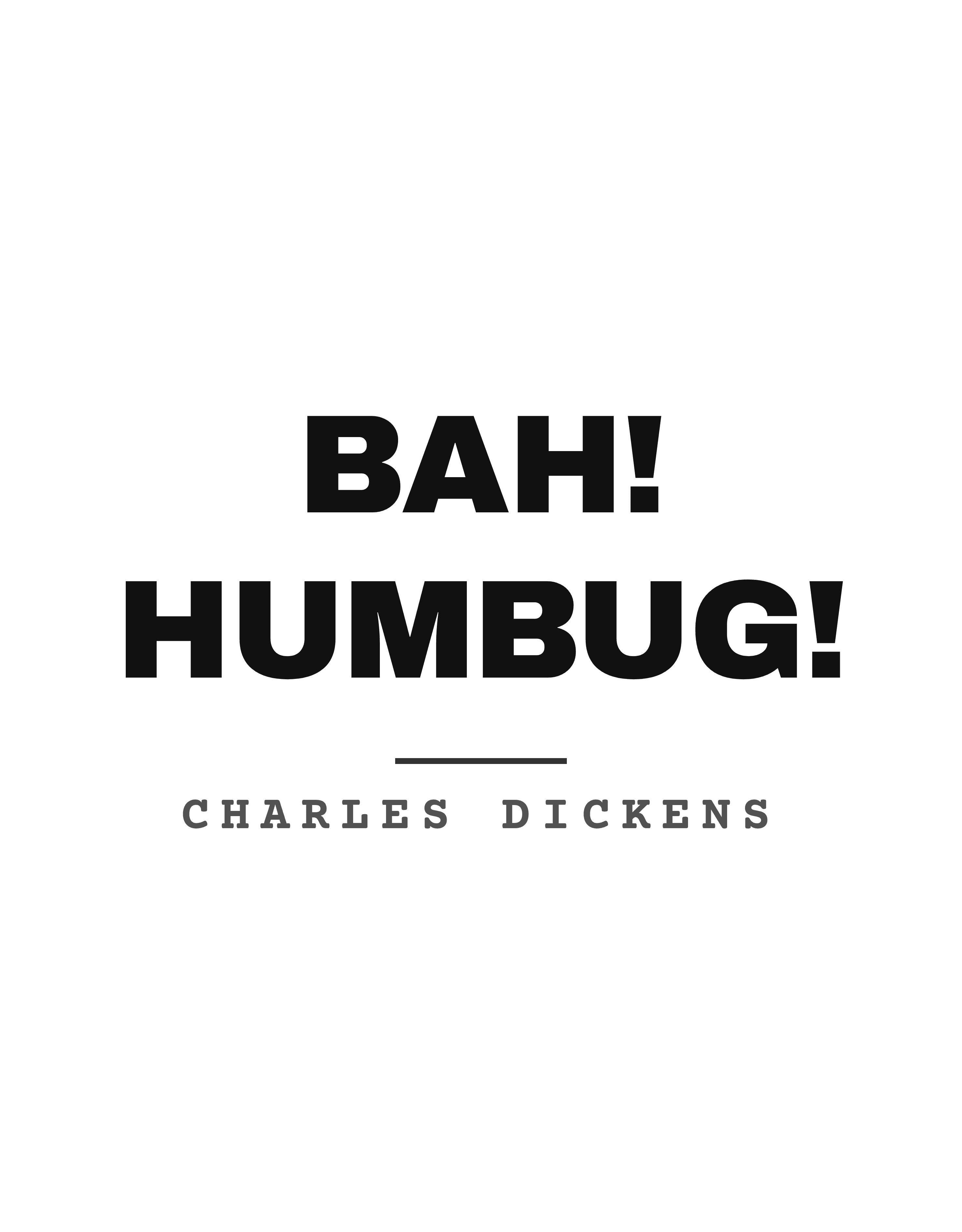 Bah! Humbug!