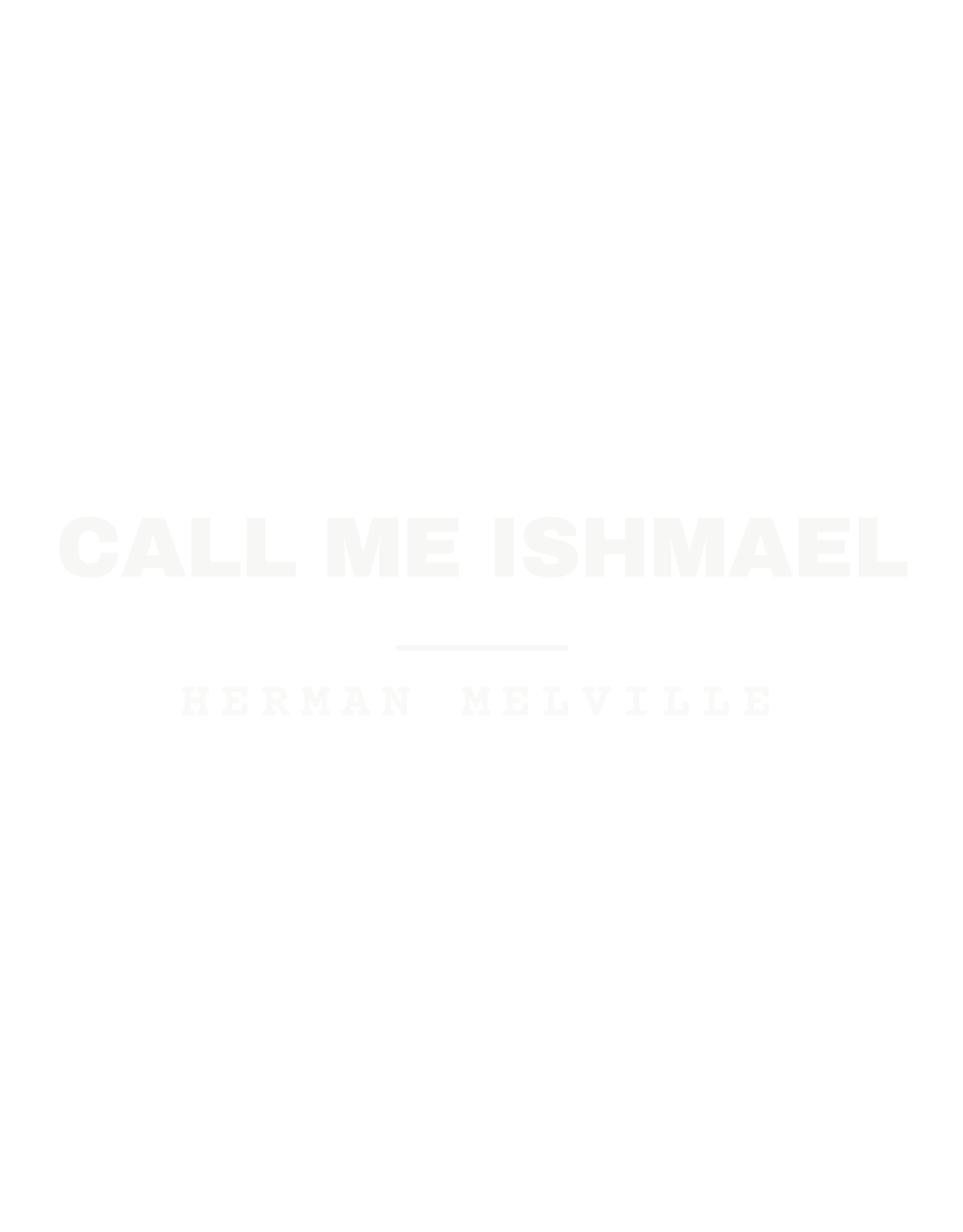 Call me Ishmael