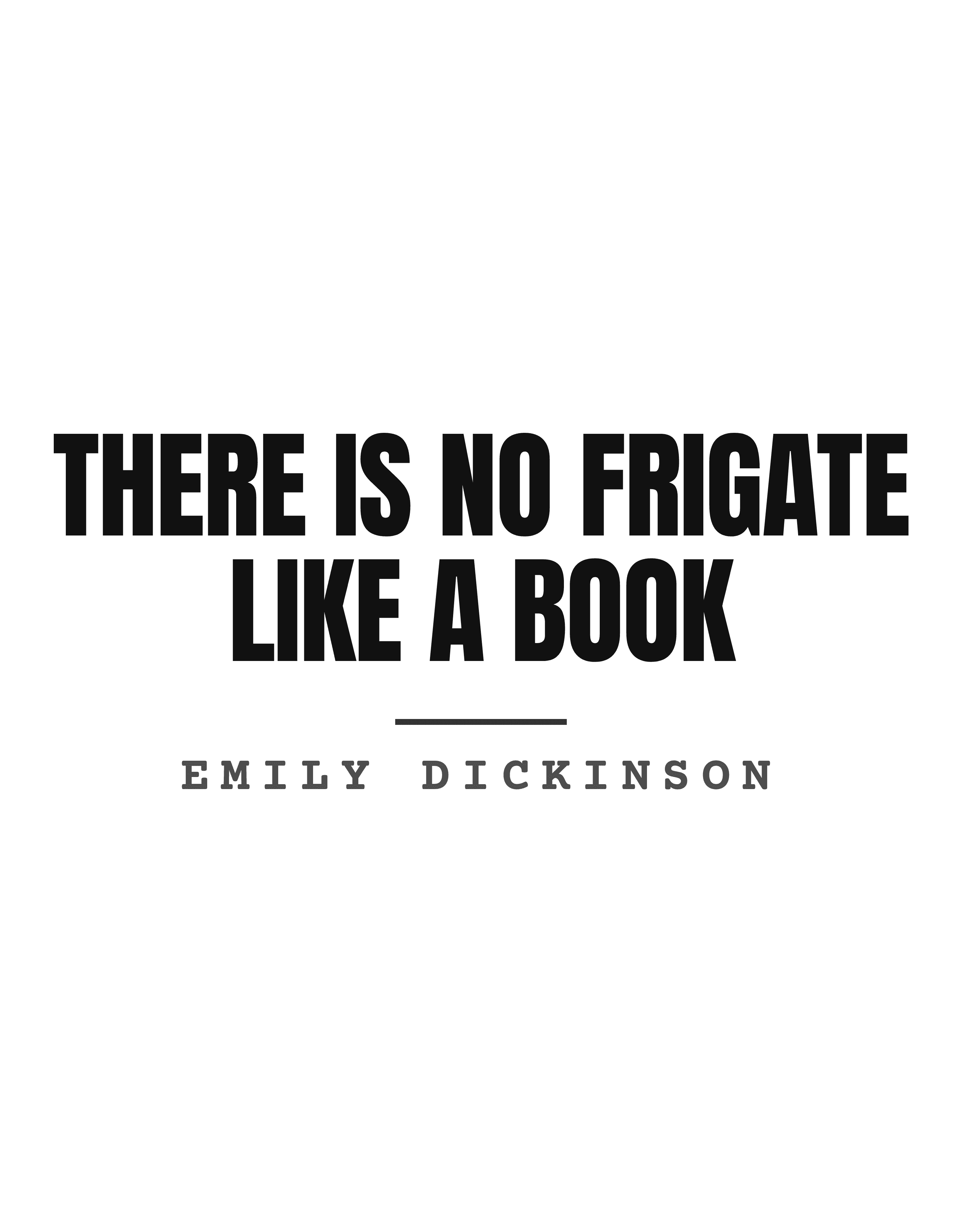 There is no Frigate like a Book