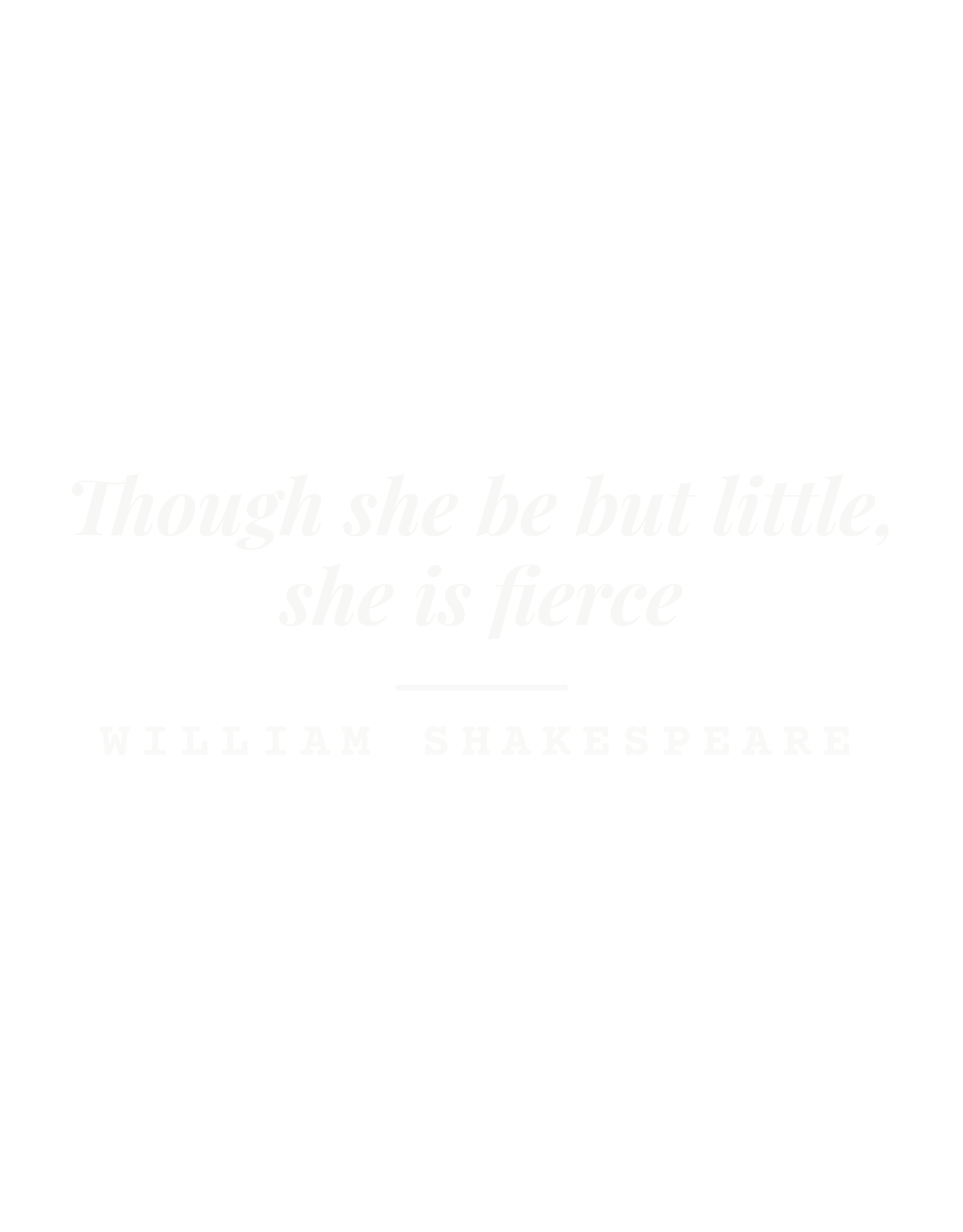 Though she be but little, she is fierce