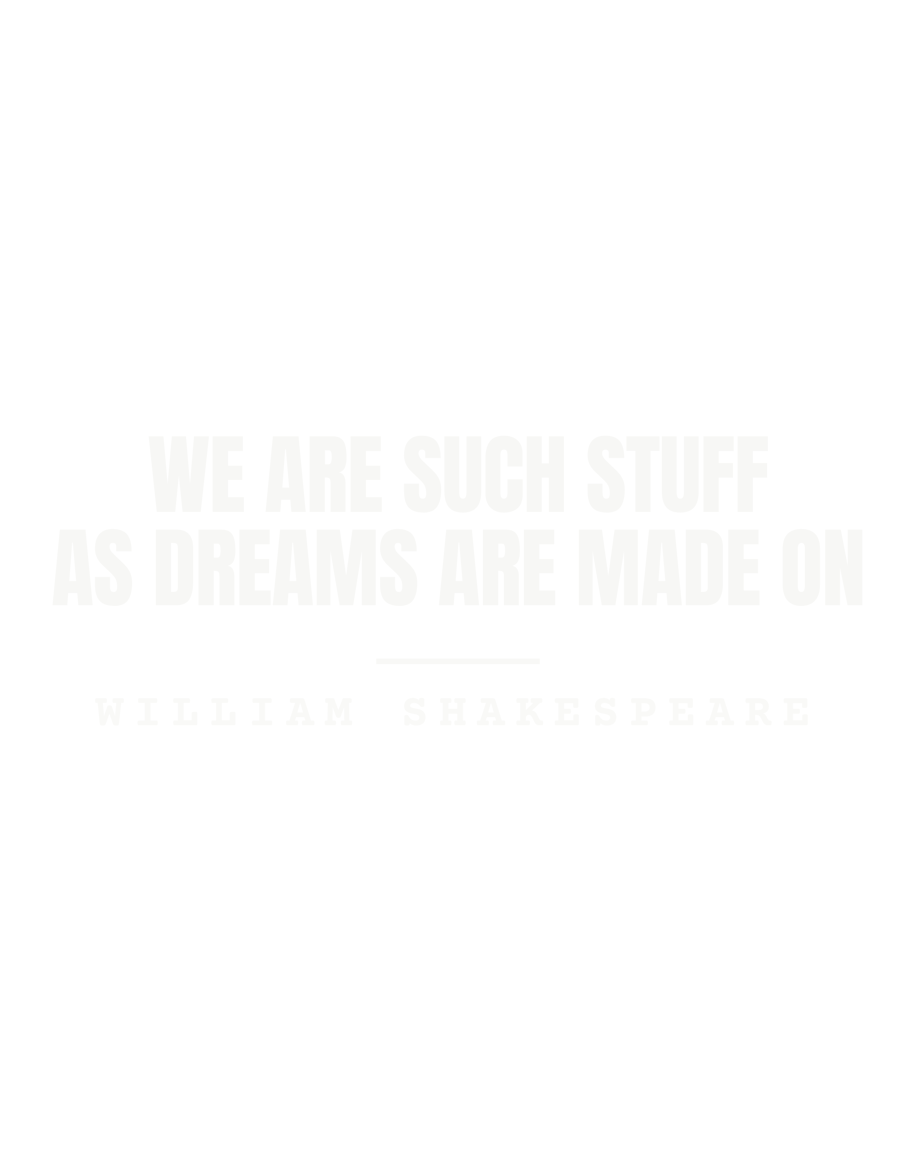 We are such stuff as dreams are made on