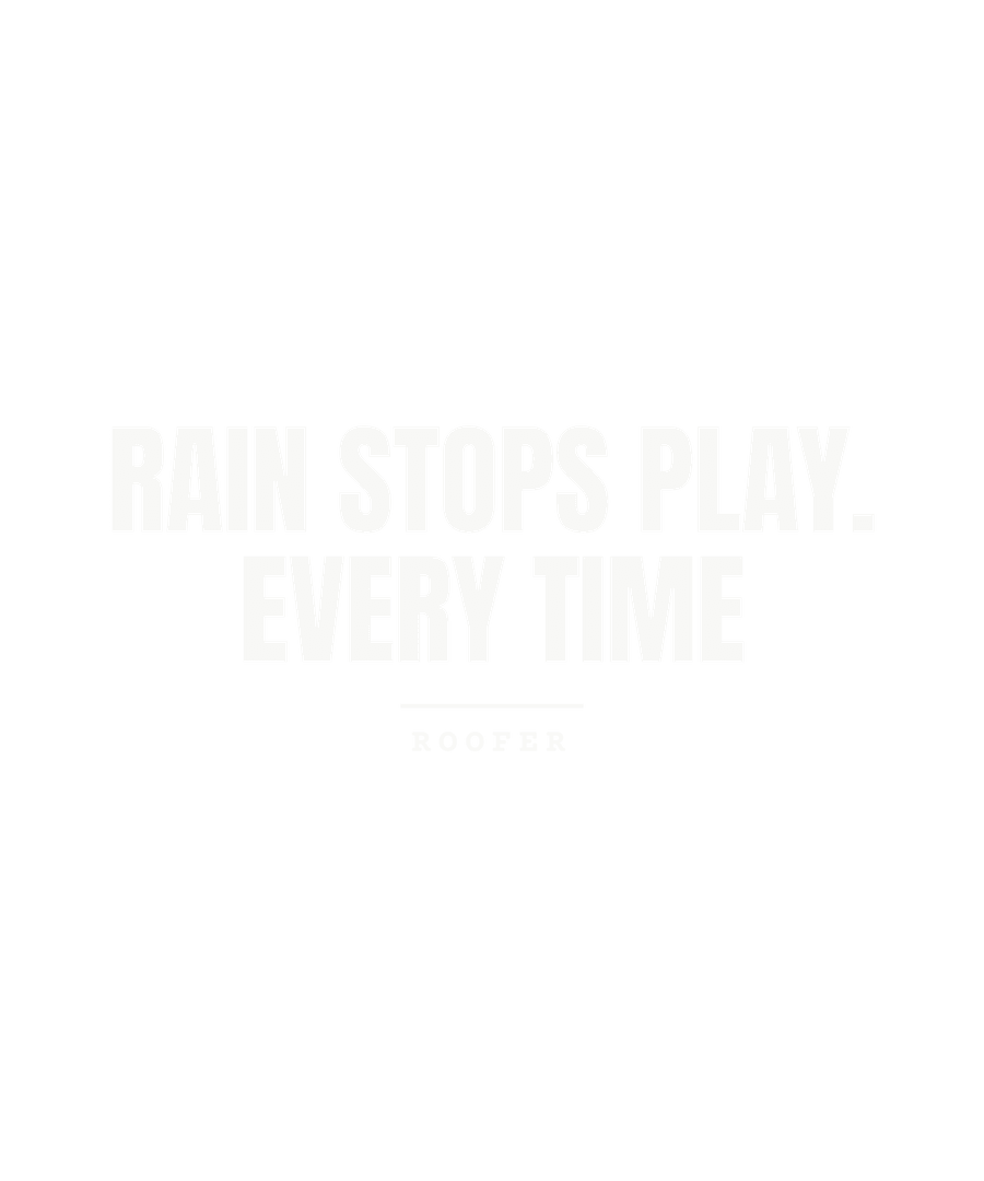 Rain stops play. Every time