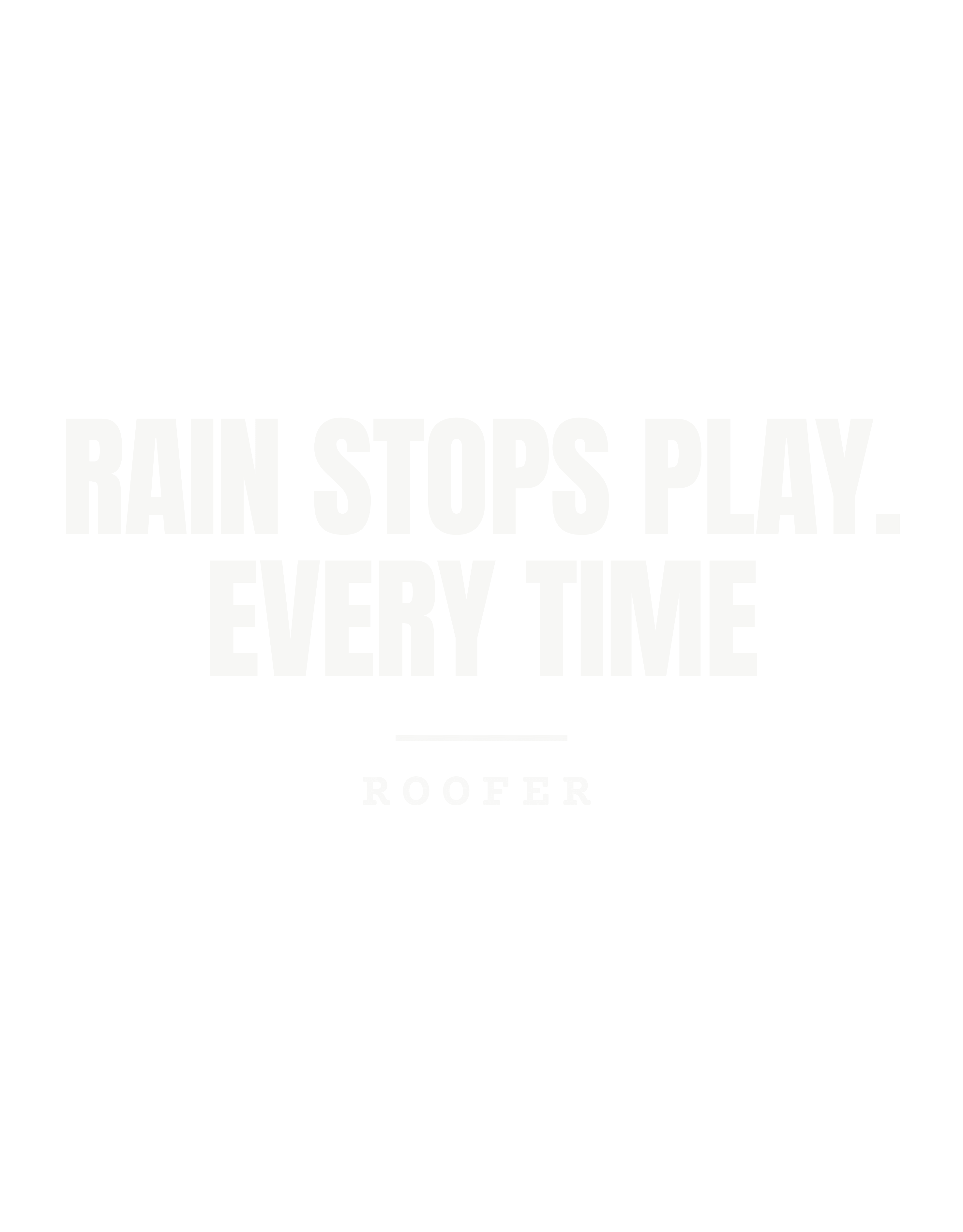 Rain stops play. Every time