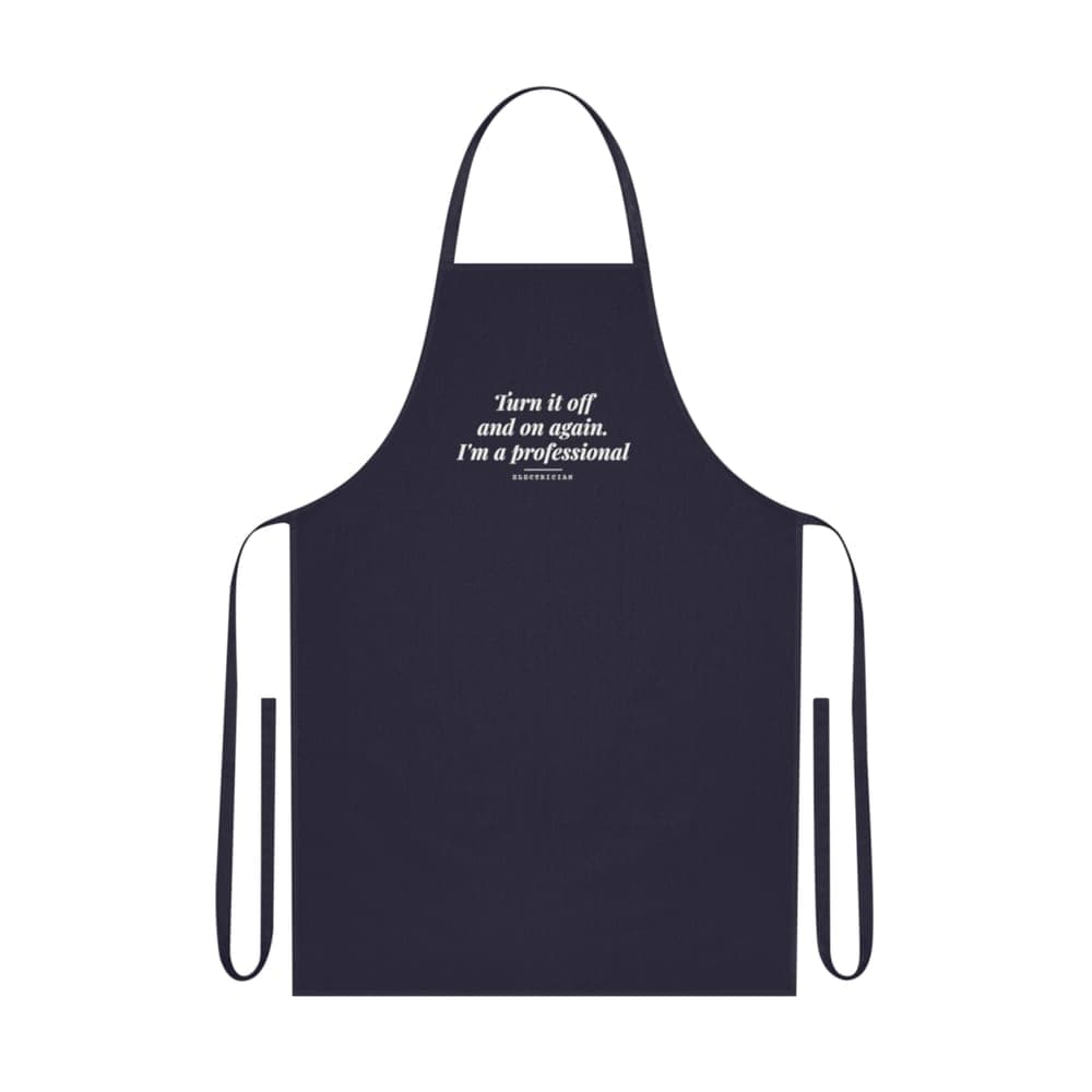 Turn it off and on again. I'm a professional — On an apron