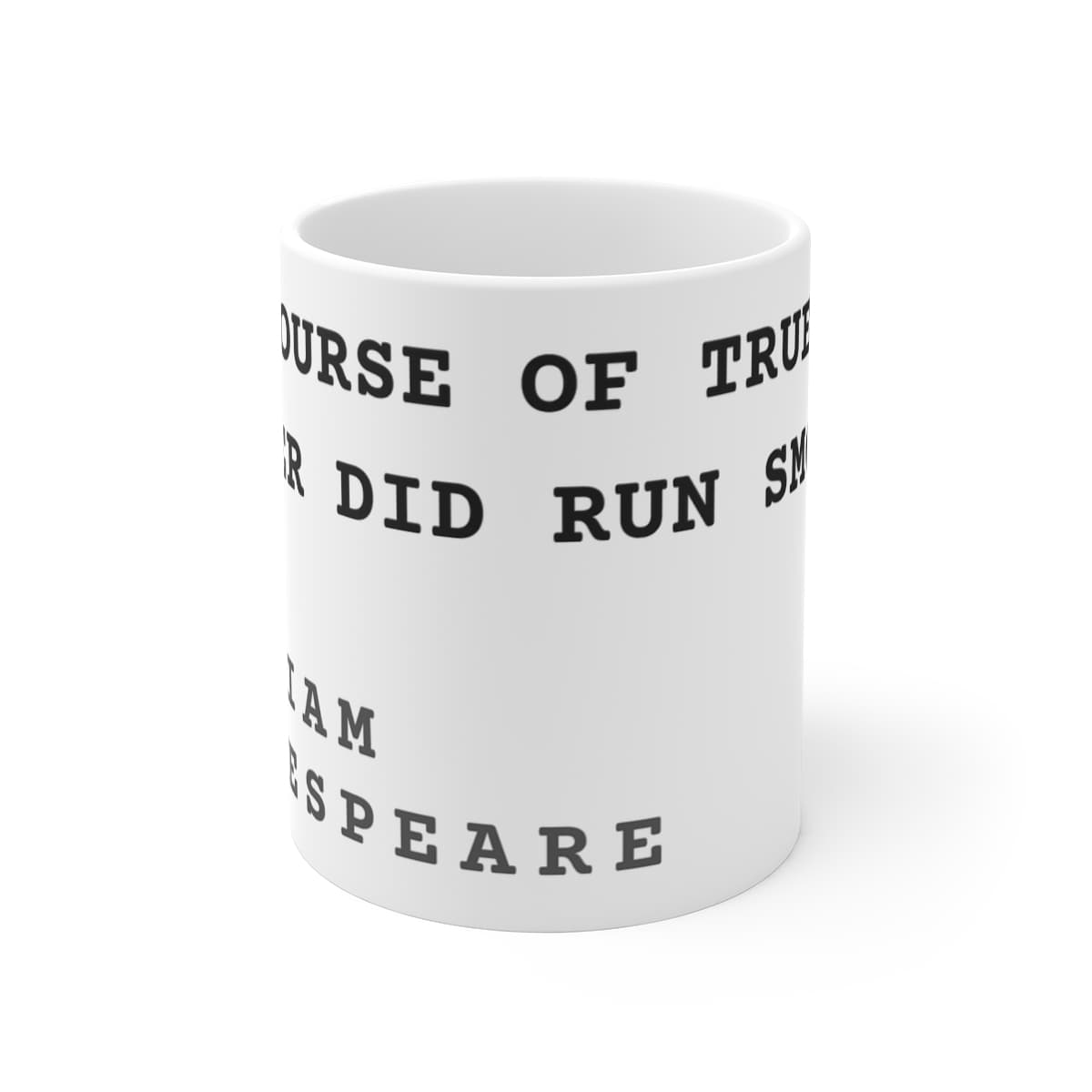 The course of true love never did run smooth — On a mug
