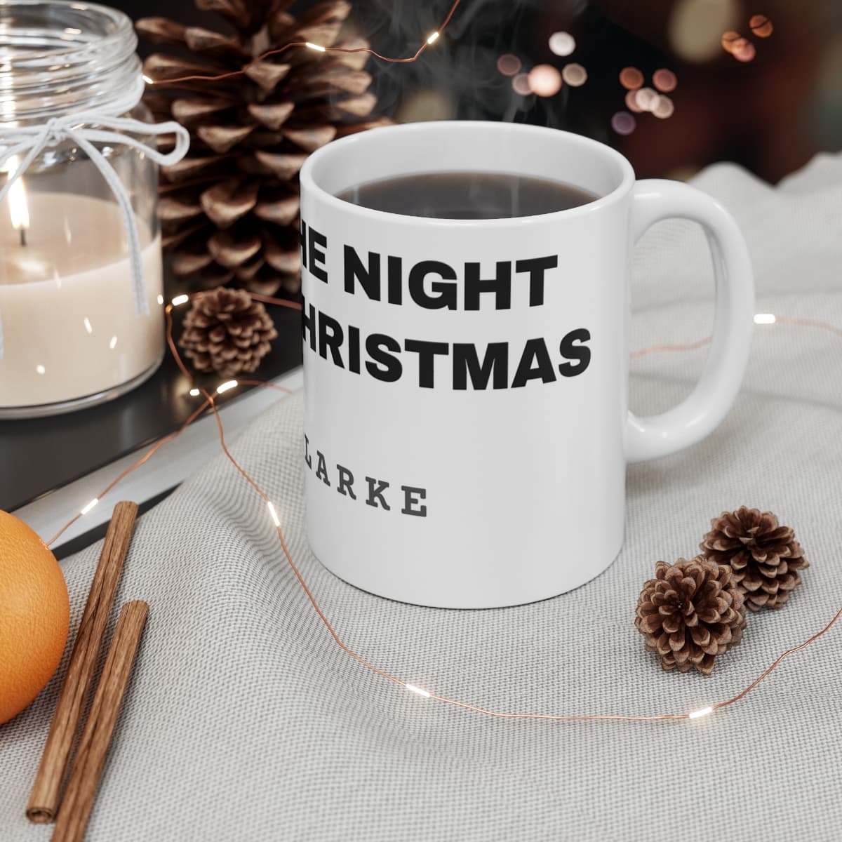 'Twas the night before Christmas — On a mug