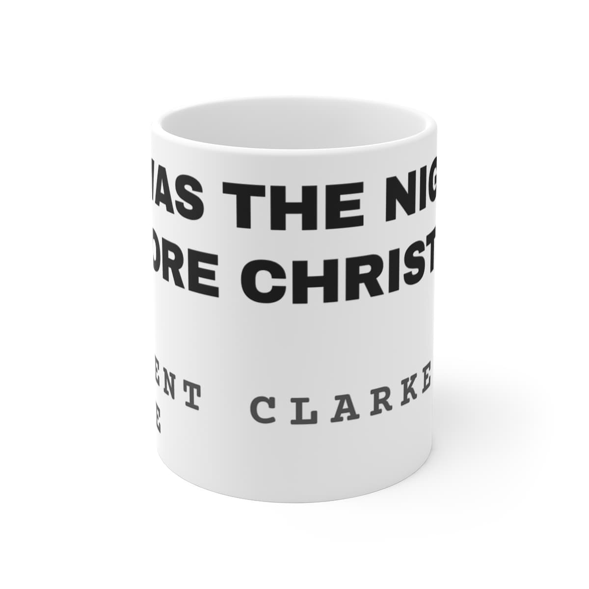 'Twas the night before Christmas — On a mug