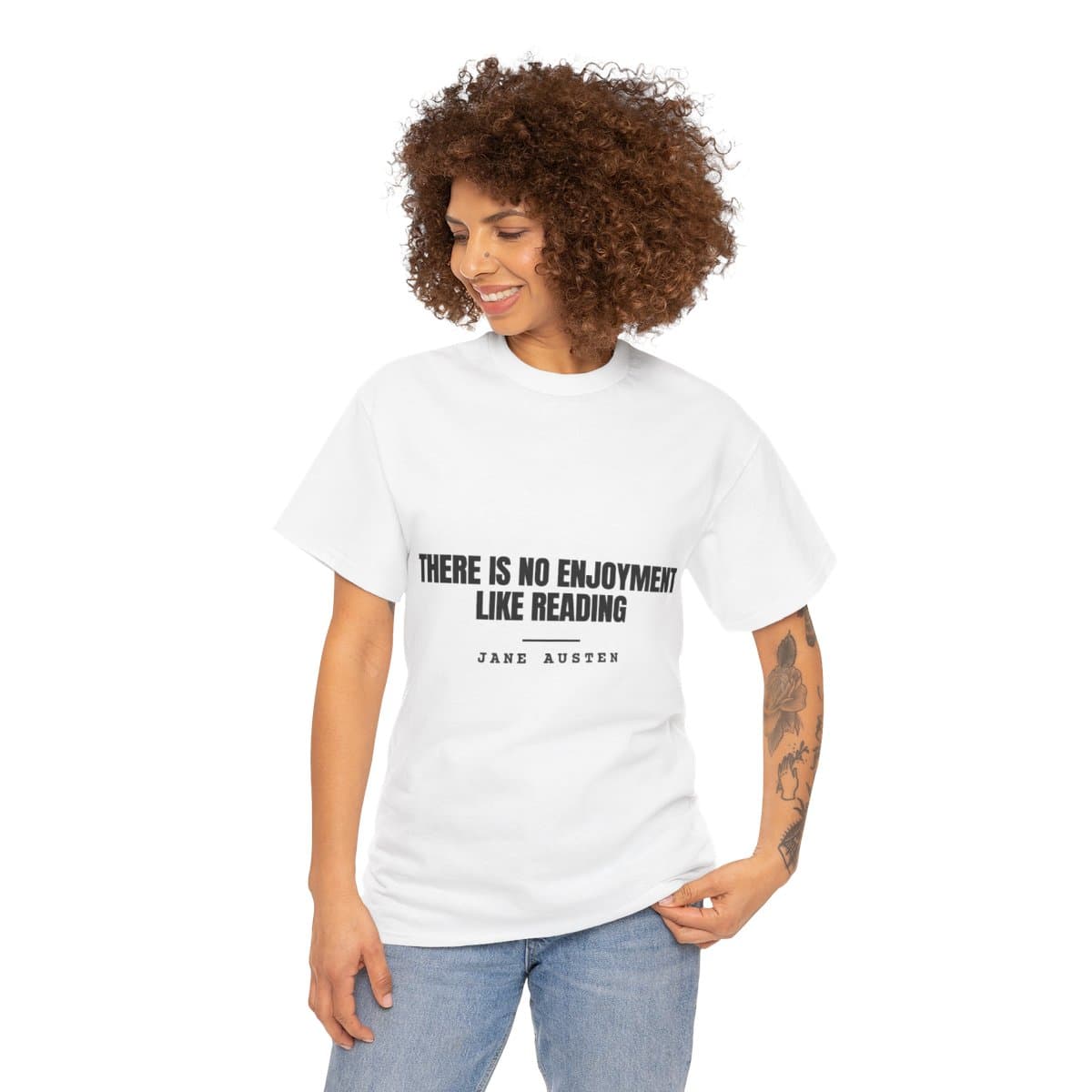 There is no enjoyment like reading — On a tee