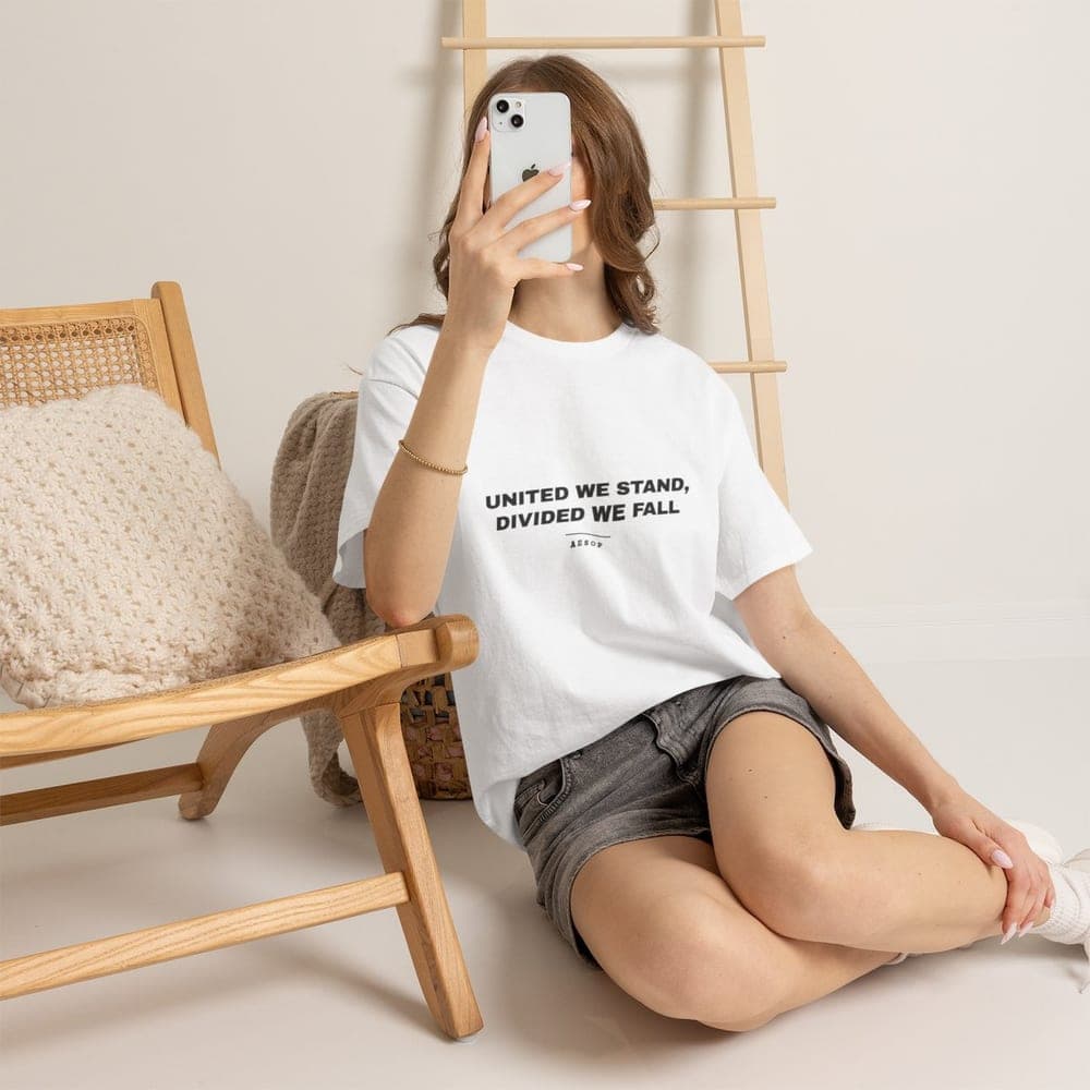 United we stand, divided we fall — On a tee
