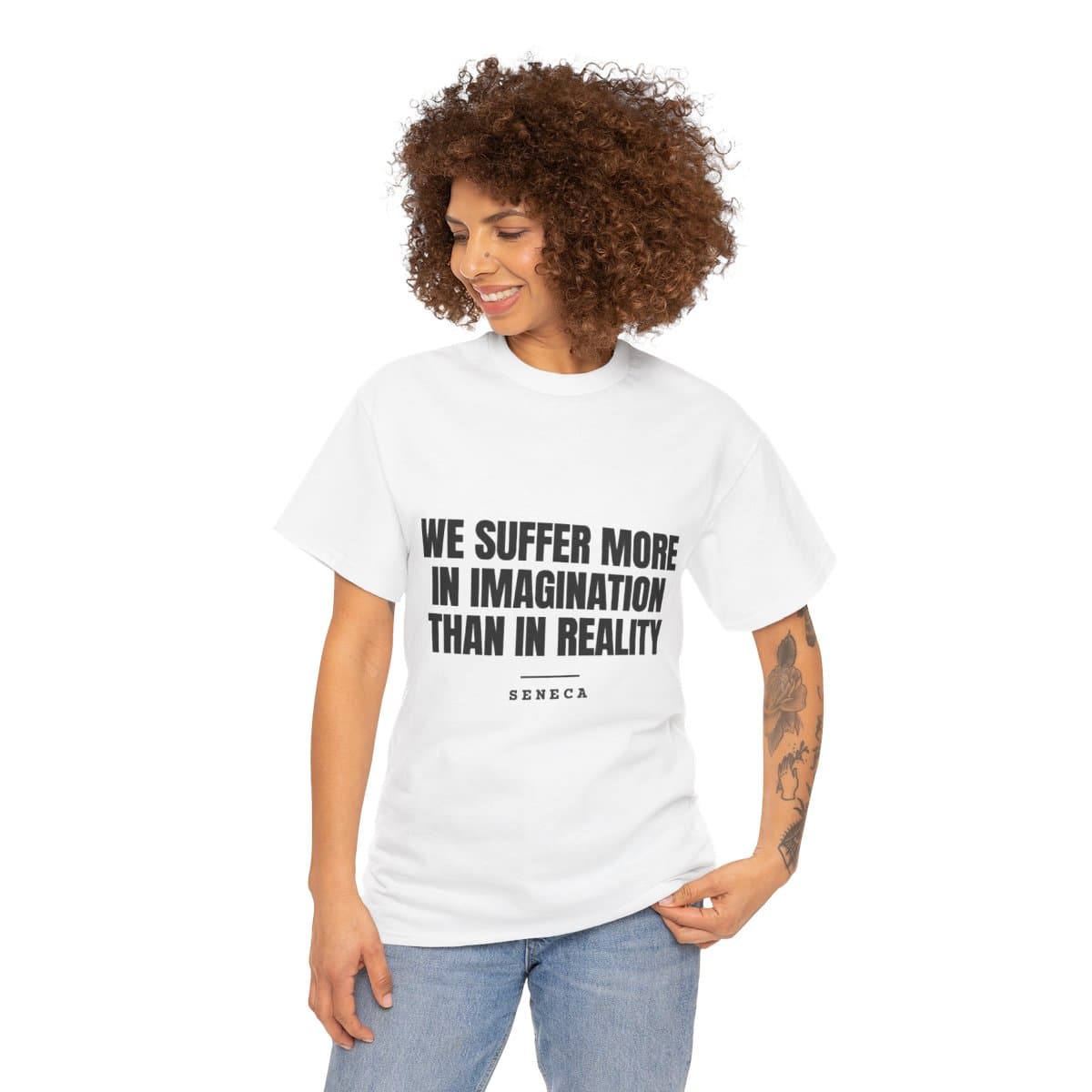 We suffer more in imagination than in reality — On a tee