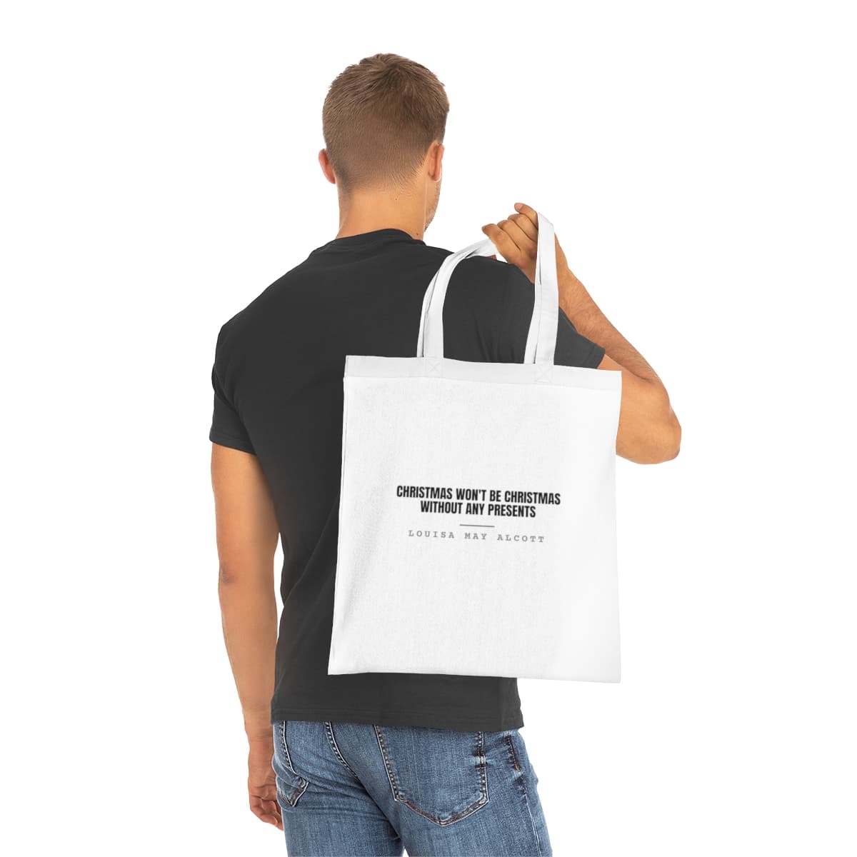 Christmas won't be Christmas without any presents — On a tote