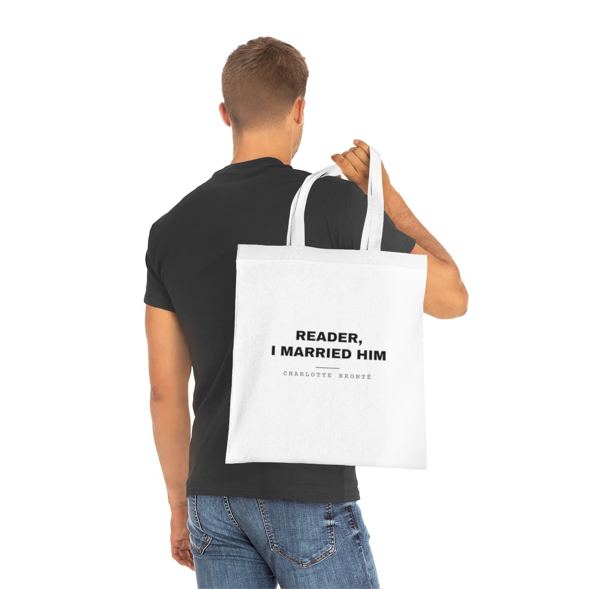 Reader, I married him — On a tote