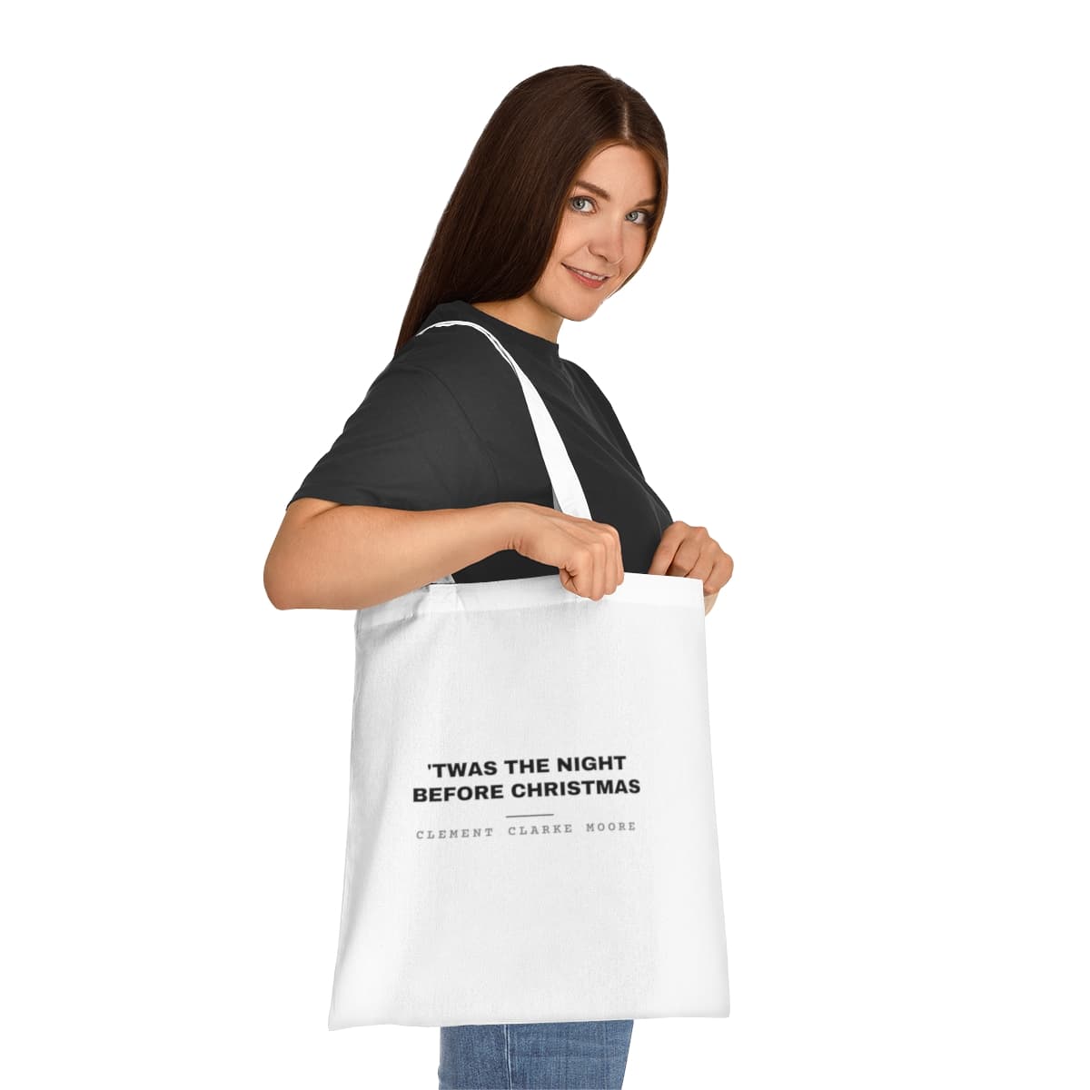 'Twas the night before Christmas — On a tote