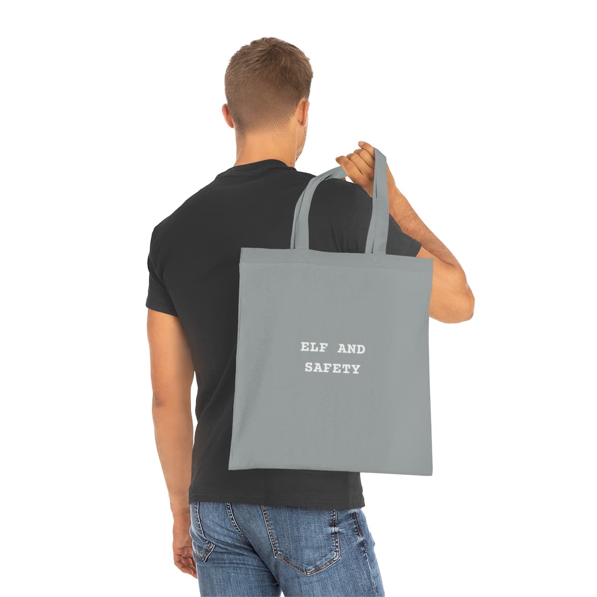 Elf and safety — On a tote