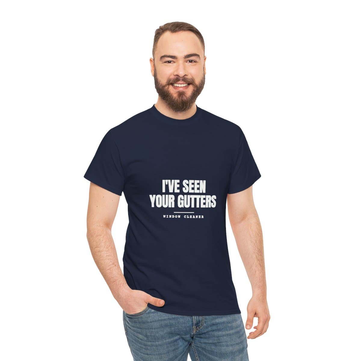 I've seen your gutters — On a tee