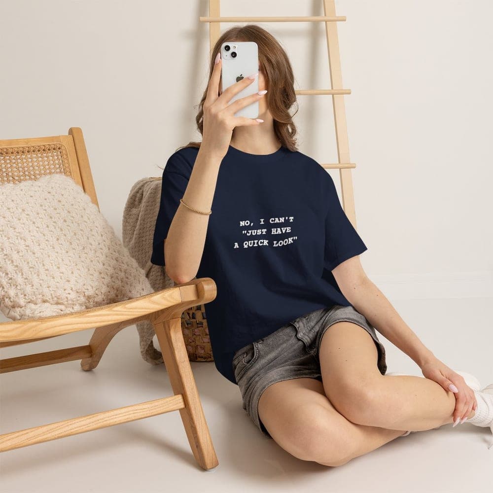 No, I can't "just have a quick look" — On a tee