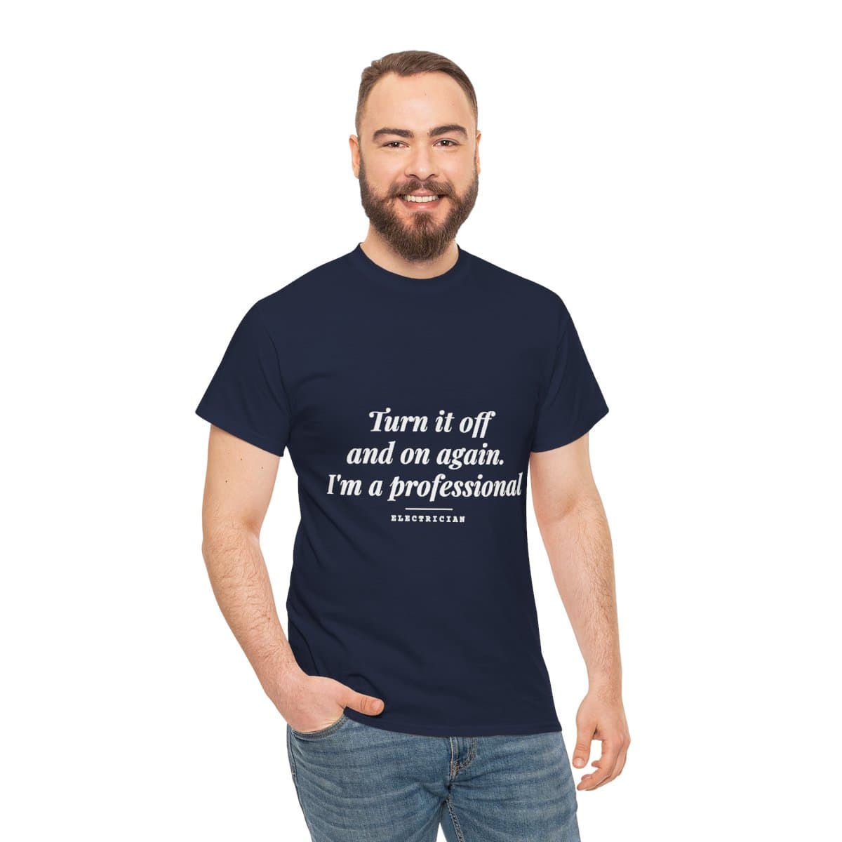 Turn it off and on again. I'm a professional — On a tee