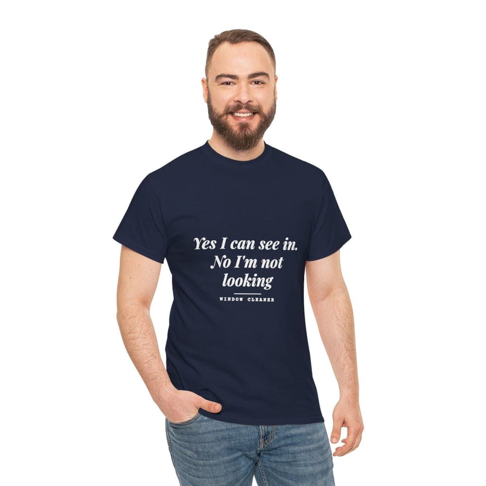 Yes I can see in. No I'm not looking — On a tee