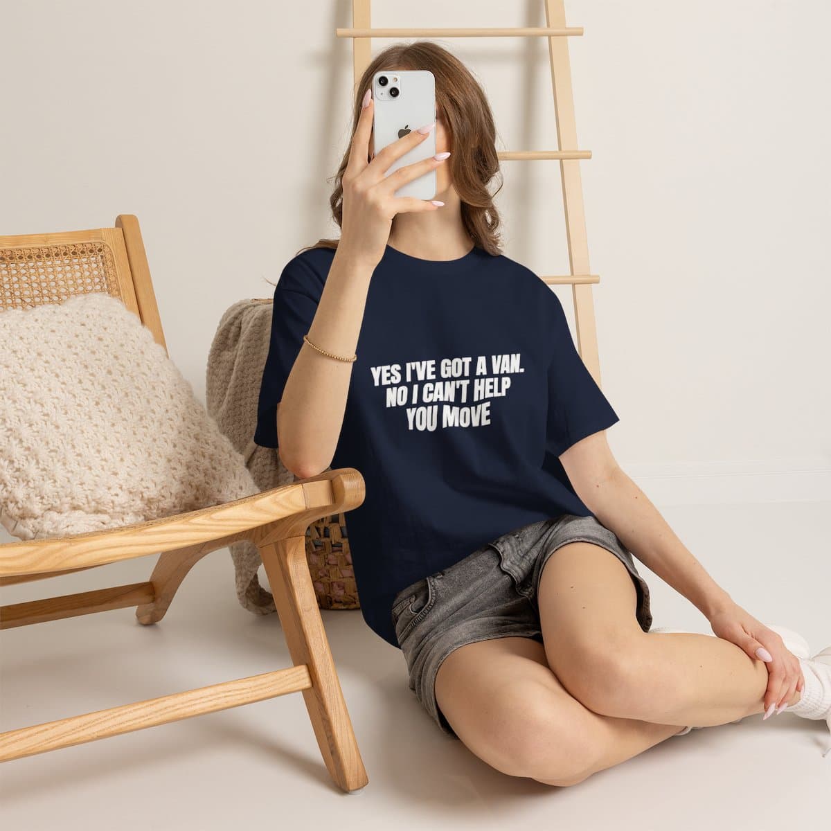 Yes I've got a van. No I can't help you move — On a tee